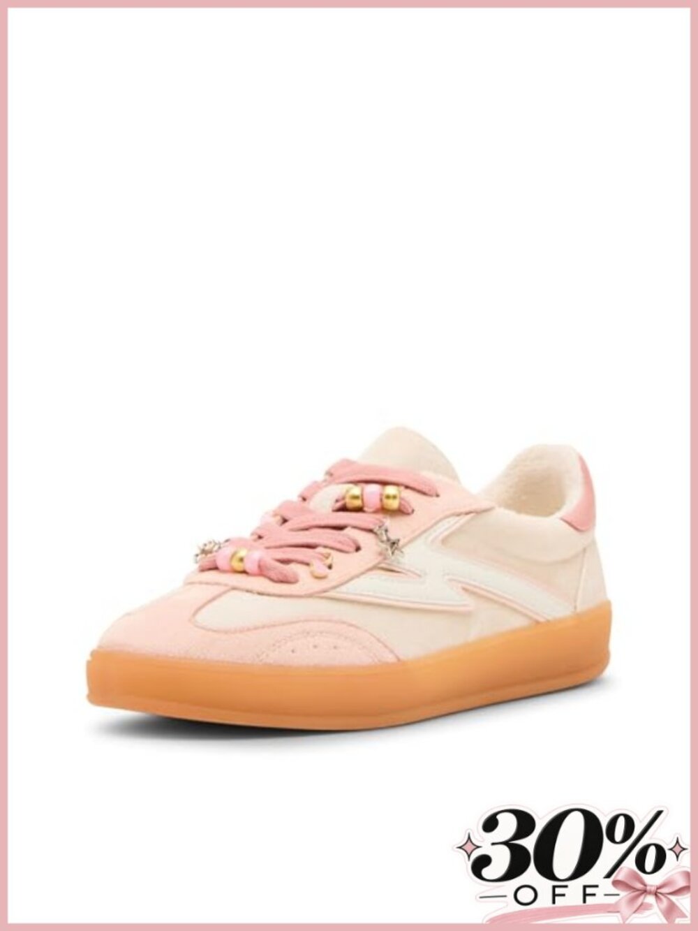 Platform Fashion Sneakers Lace-Up Low Top Lightweight Casual Athletic Shoes